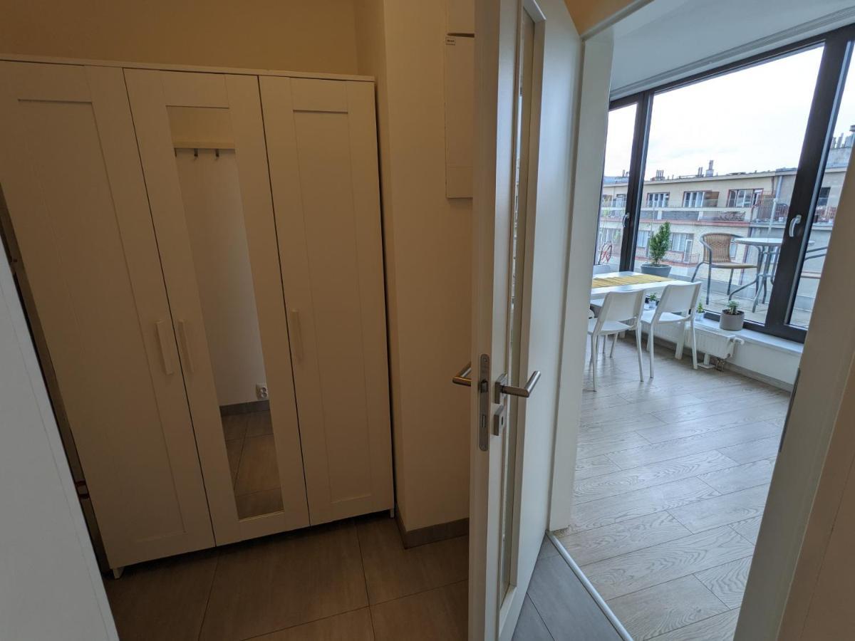 Cozy Apartment With Big Terrace In Central Prague - Karlin Eksteriør billede